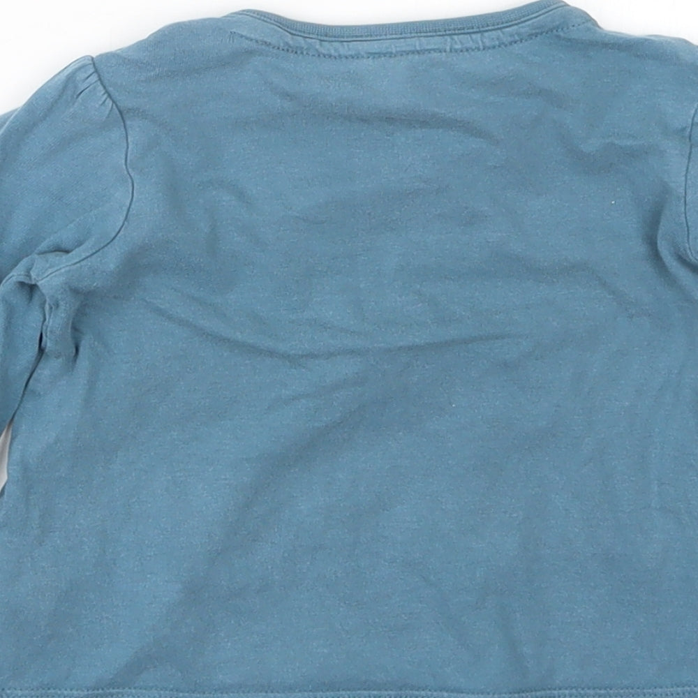 TU Girls Blue   Basic T-Shirt Size 9-12 Months