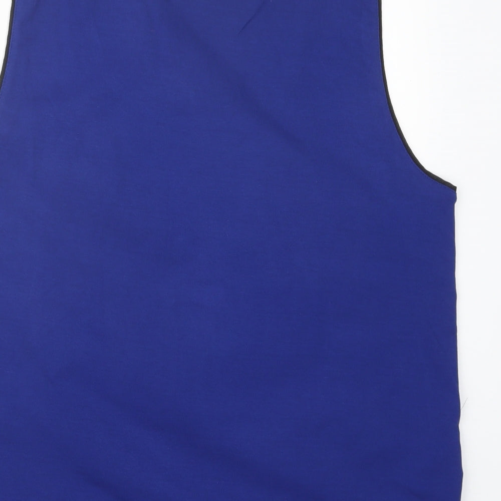 Mango Womens Blue   Basic Blouse Size L