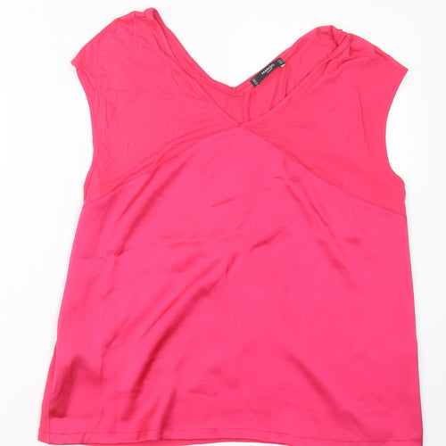 Mango Womens Pink   Basic Blouse Size L