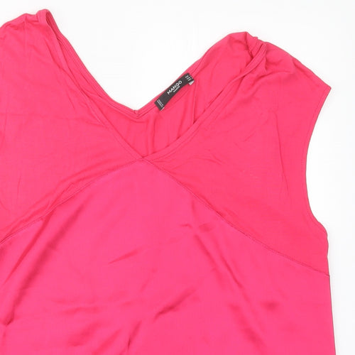 Mango Womens Pink   Basic Blouse Size L