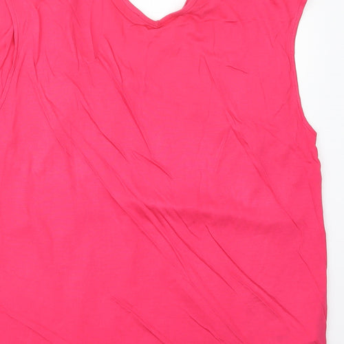 Mango Womens Pink   Basic Blouse Size L