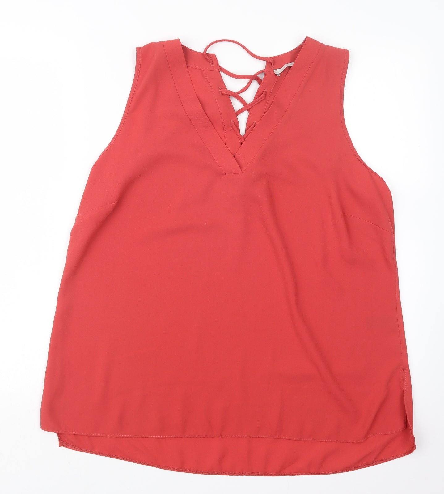George Womens Red   Basic Blouse Size 14