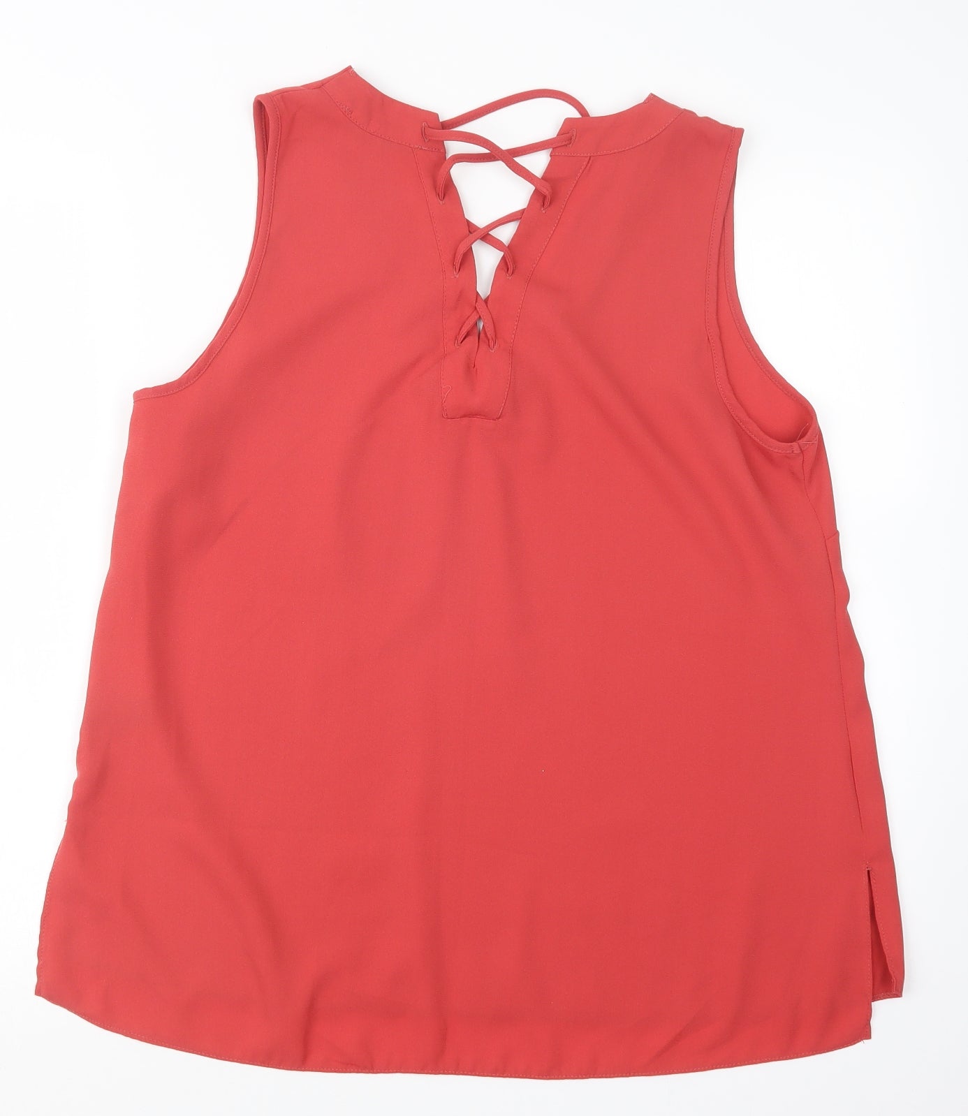 George Womens Red   Basic Blouse Size 14