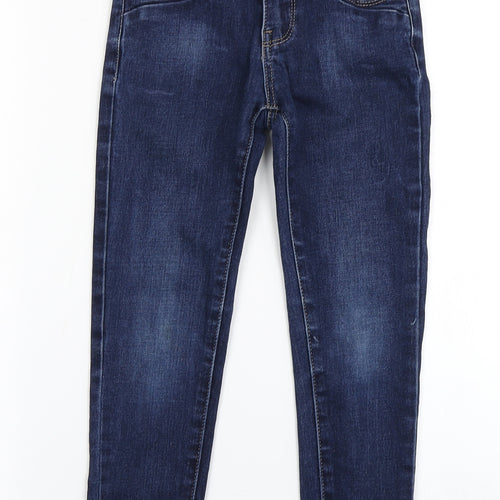 Mini Mignon Denim Girls Blue  Denim Skinny Jeans Size 6 Years