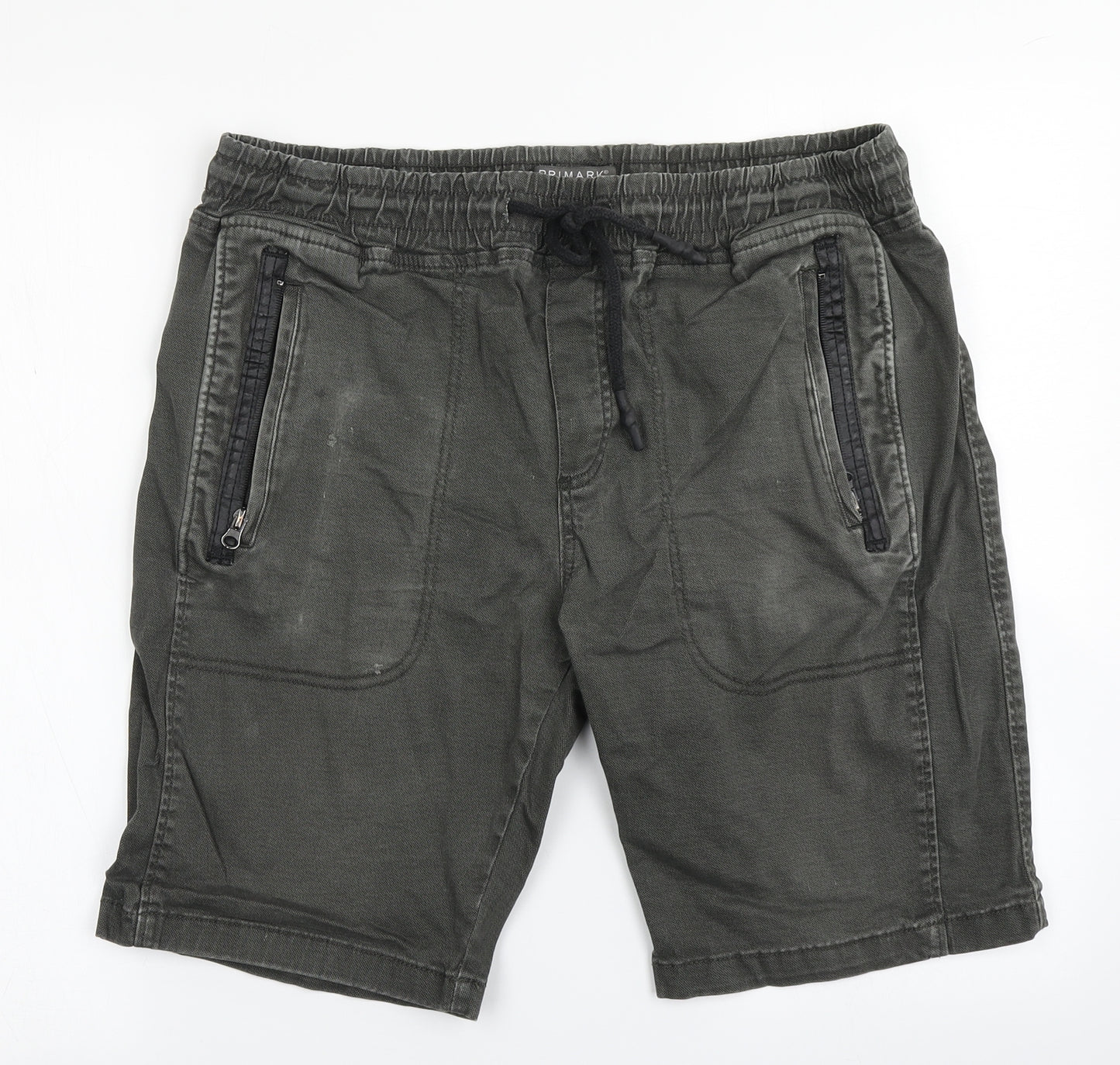 Primark Mens Green   Cargo Shorts Size L