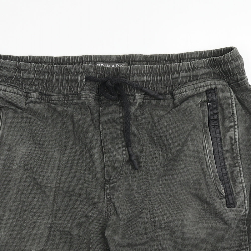 Primark Mens Green   Cargo Shorts Size L