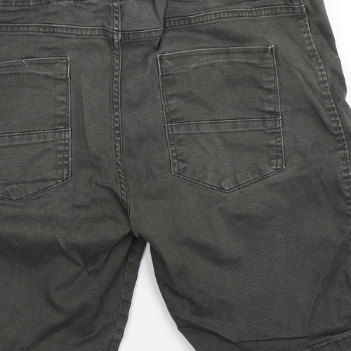 Primark Mens Green   Cargo Shorts Size L