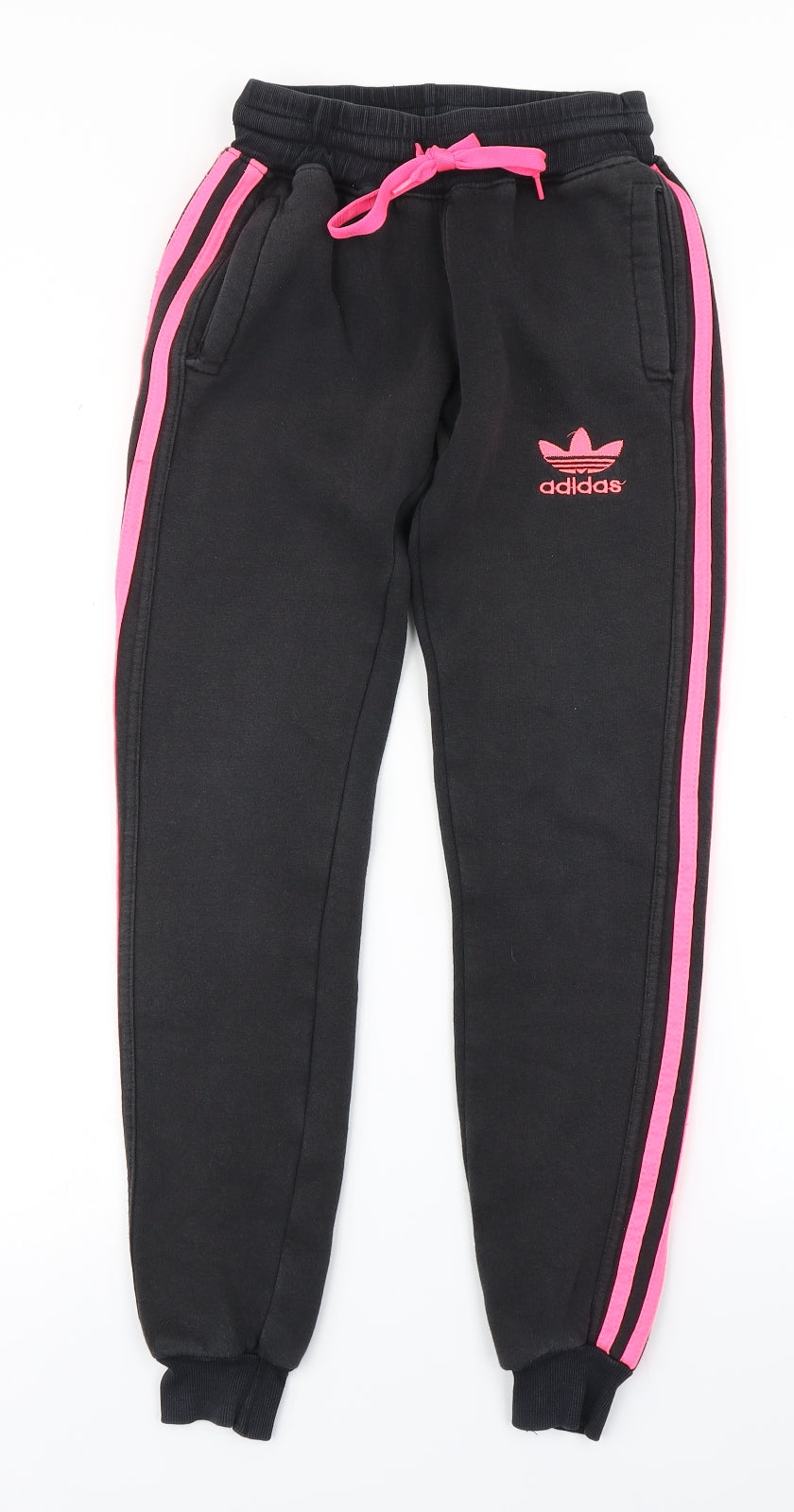 adidas Womens Black   Jogger Trousers Size S L26 in