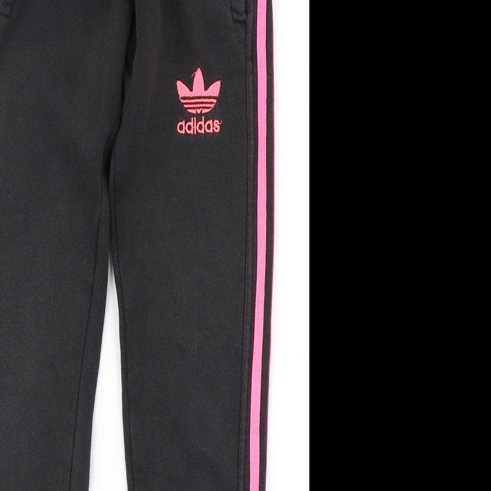 adidas Womens Black   Jogger Trousers Size S L26 in