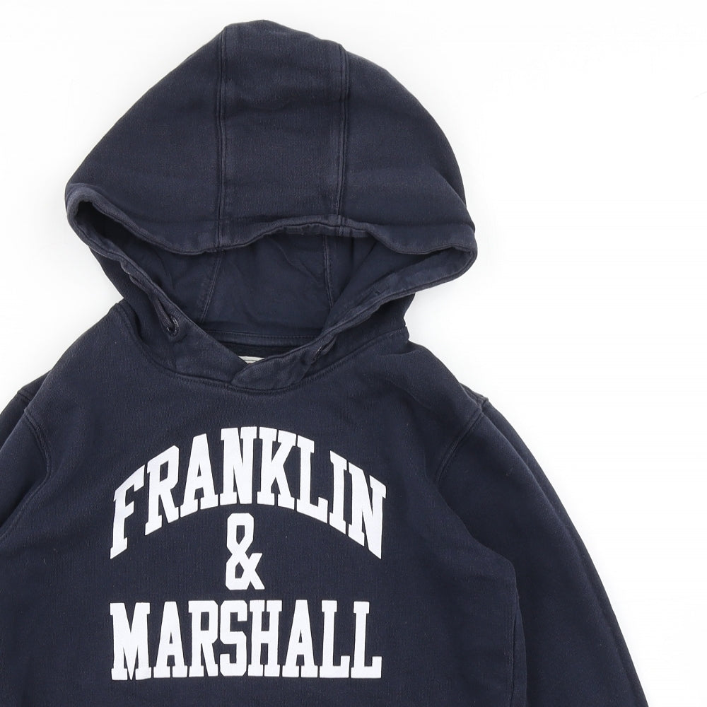 Franklin & Marshall Boys Blue   Pullover Hoodie Size 10-11 Years