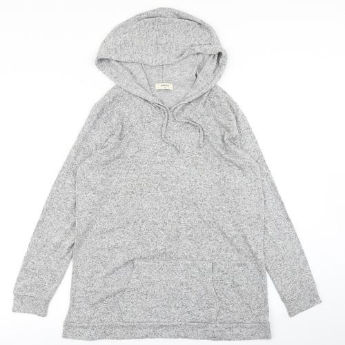 Papaya Womens Grey   Pullover Hoodie Size M