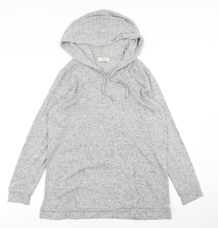 Papaya Womens Grey   Pullover Hoodie Size M