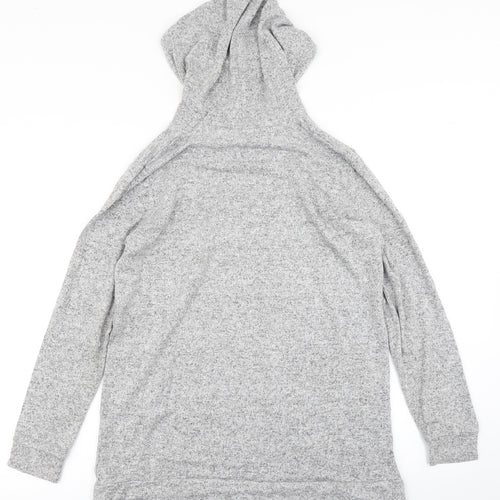 Papaya Womens Grey   Pullover Hoodie Size M