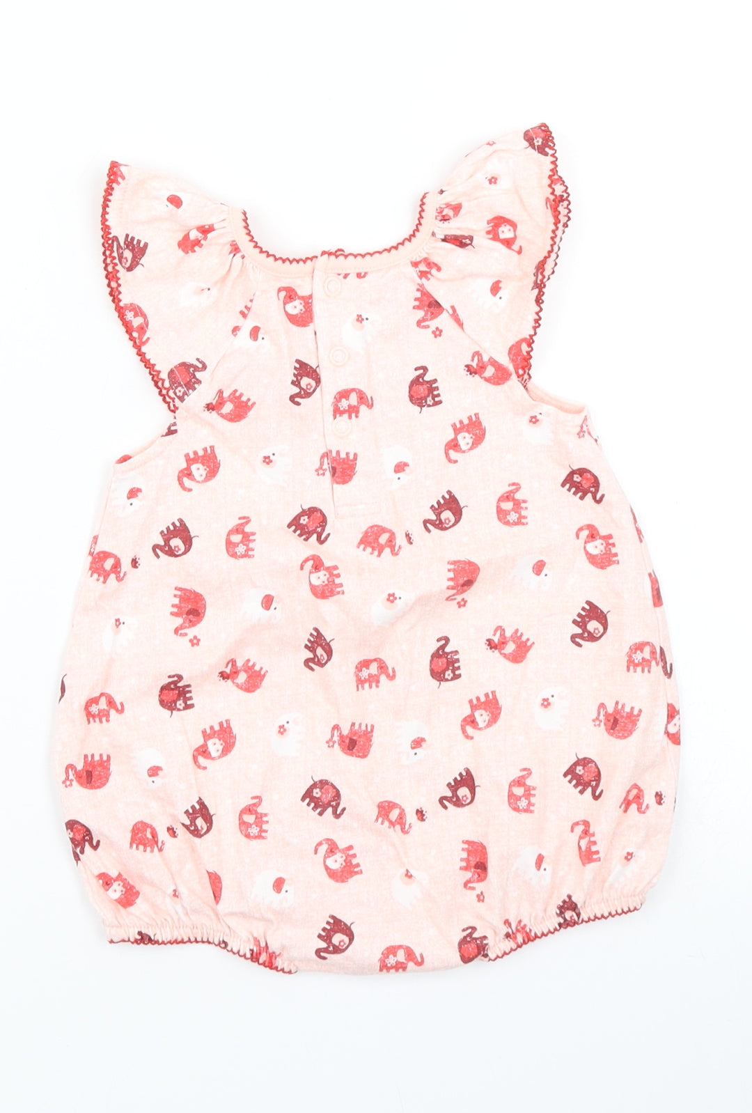 Nutmeg Girls Red Polka Dot  Romper One-Piece Size 0-3 Months  - elephant print