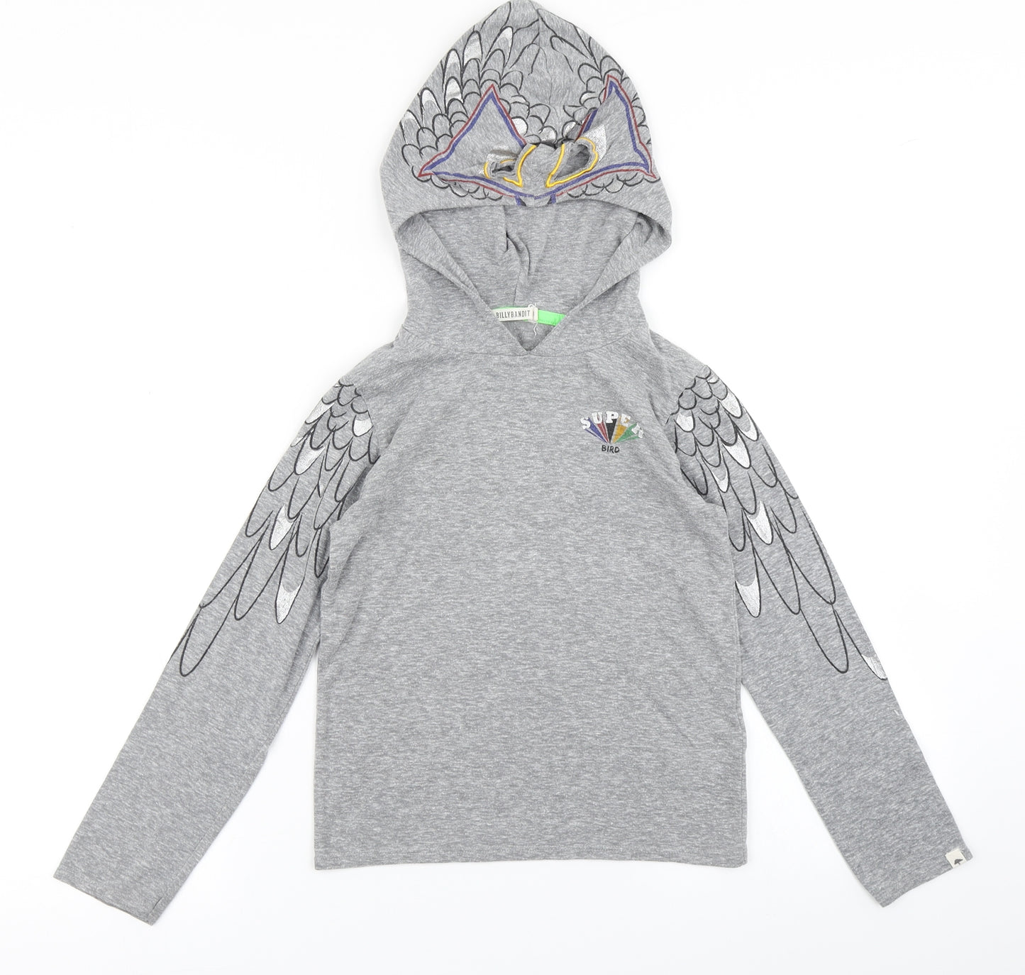 BillyBandit Girls Grey   Pullover Hoodie Size 8 Years