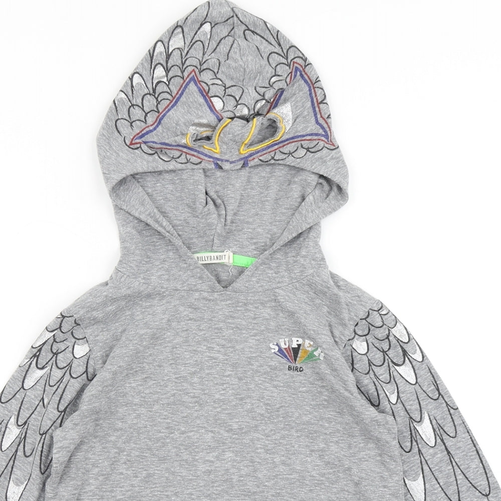 BillyBandit Girls Grey   Pullover Hoodie Size 8 Years