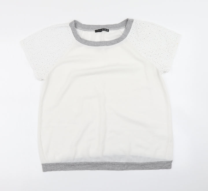 Atmosphere Womens Ivory   Basic Blouse Size 14