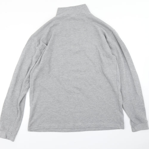 deck Mens Grey   Pullover Sweatshirt Size L