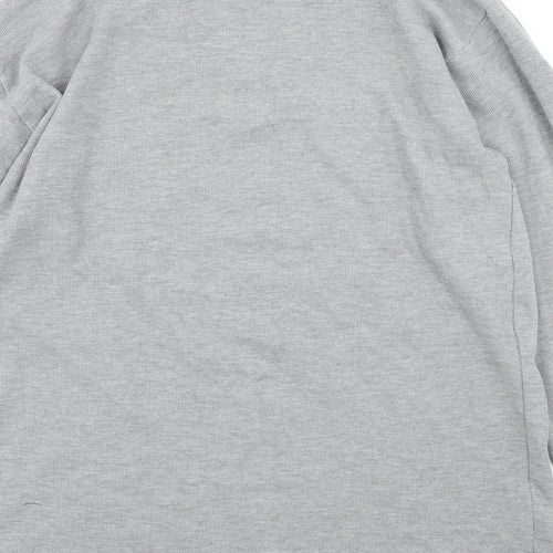 deck Mens Grey   Pullover Sweatshirt Size L