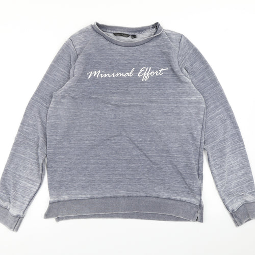 Golddigga Womens Blue   Pullover Sweatshirt Size M