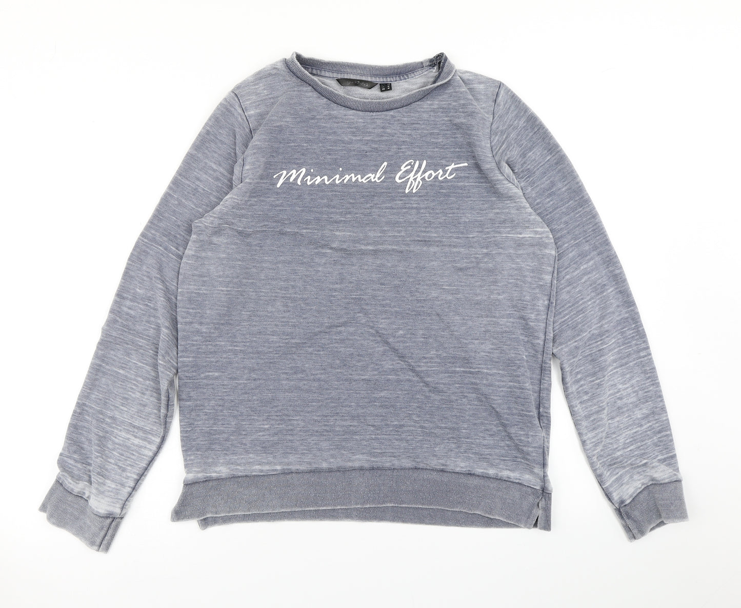 Golddigga Womens Blue   Pullover Sweatshirt Size M