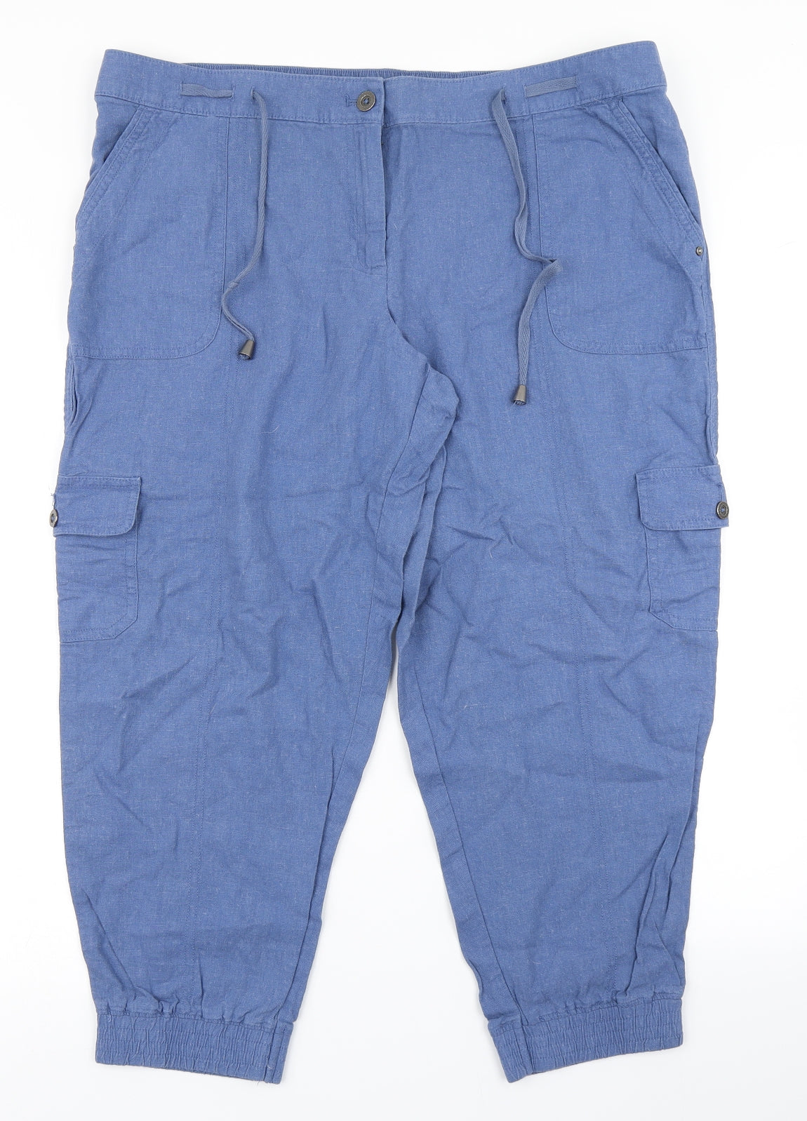 TU Womens Blue   Cargo Shorts Size 16