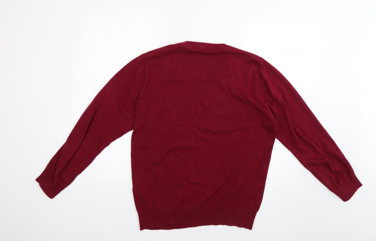 tichlanz Mens Red   Pullover Jumper Size XL