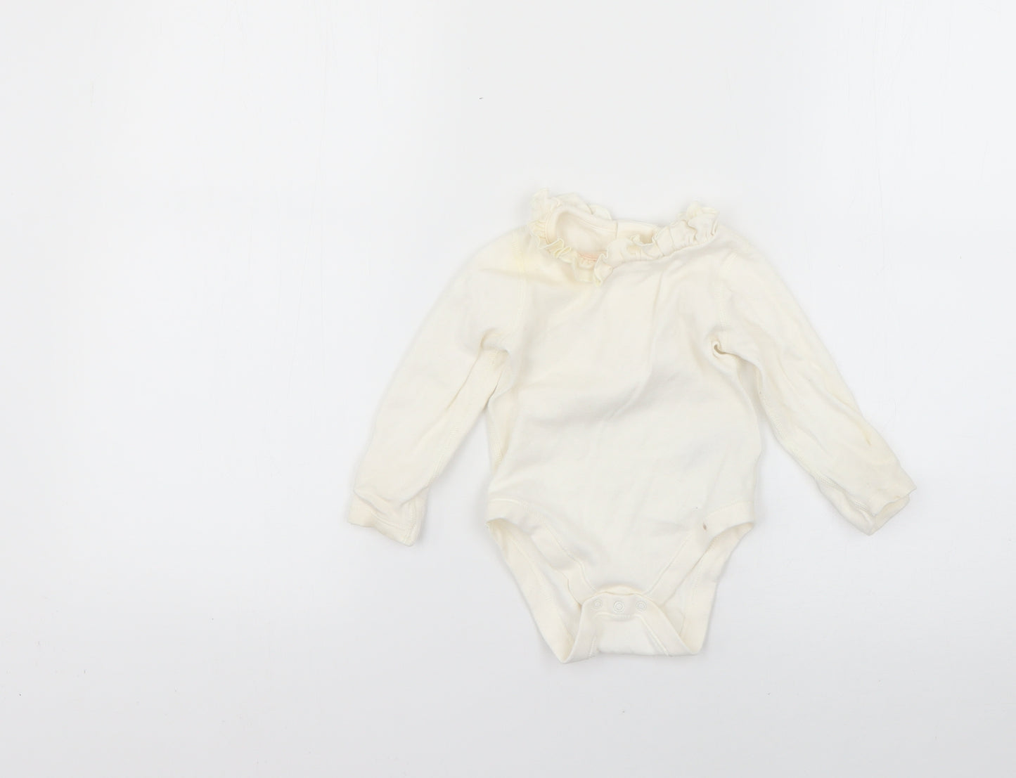 Marks and Spencer Baby White   Babygrow One-Piece Size 3-6 Months