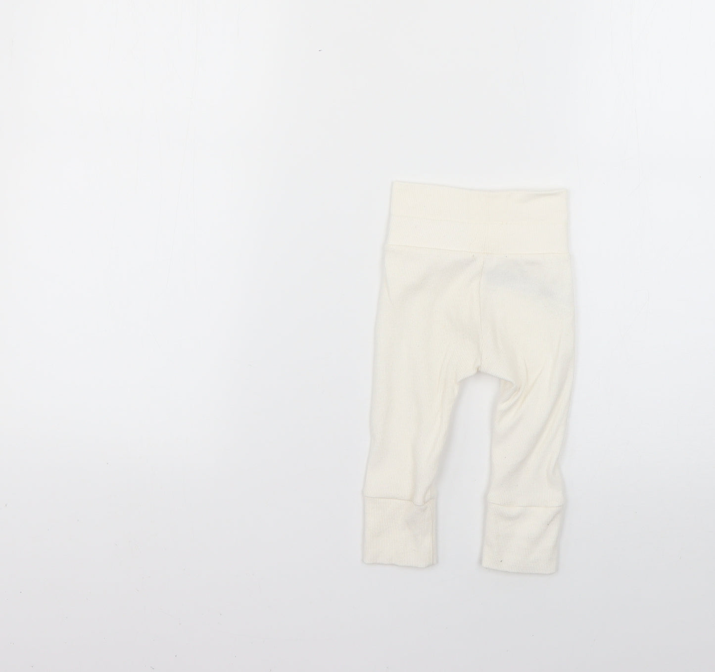 Marks and Spencer Baby White   Cropped Leggings Size 3-6 Months