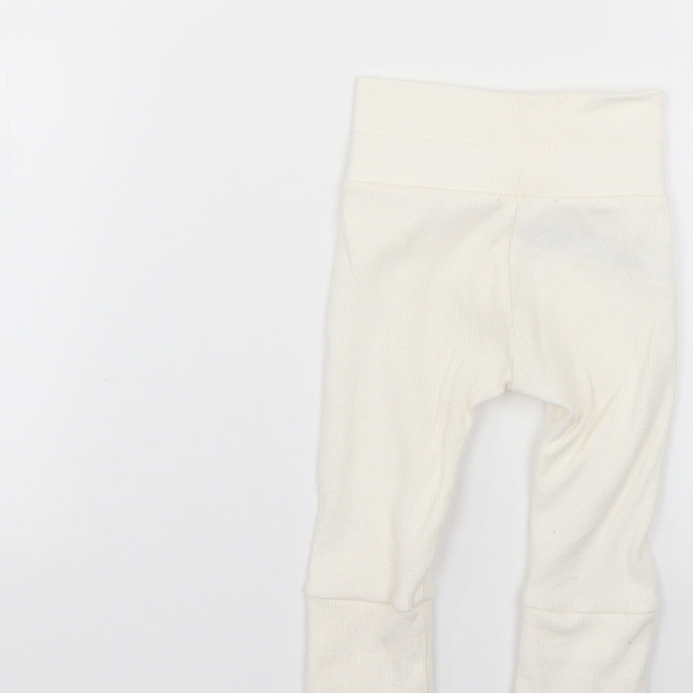 Marks and Spencer Baby White   Cropped Leggings Size 3-6 Months