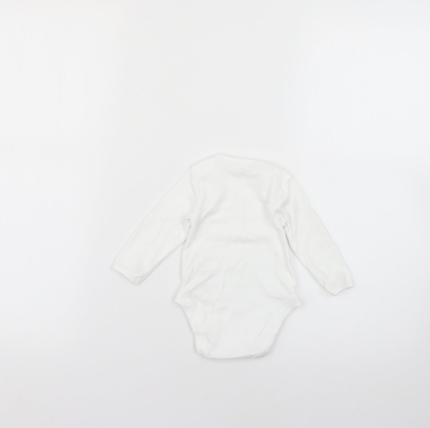 geirge Baby White   Babygrow One-Piece Size 0-3 Months