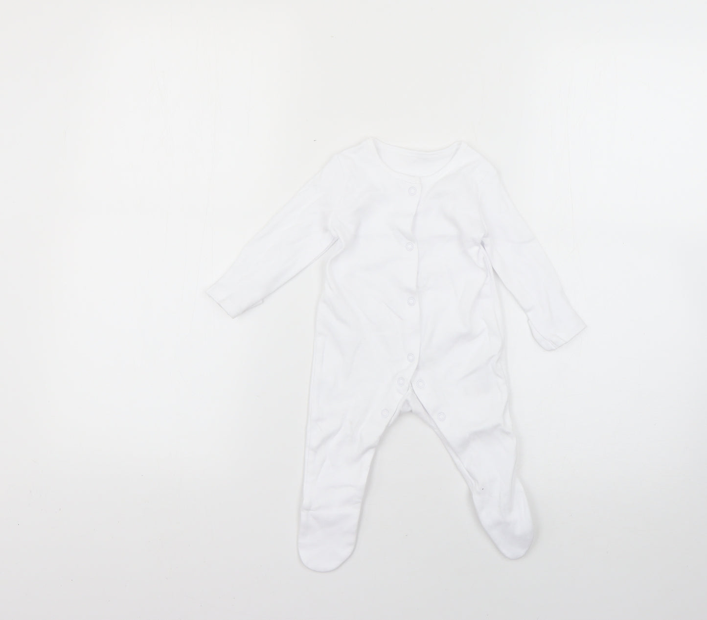 George Baby White   Babygrow One-Piece Size 0-3 Months