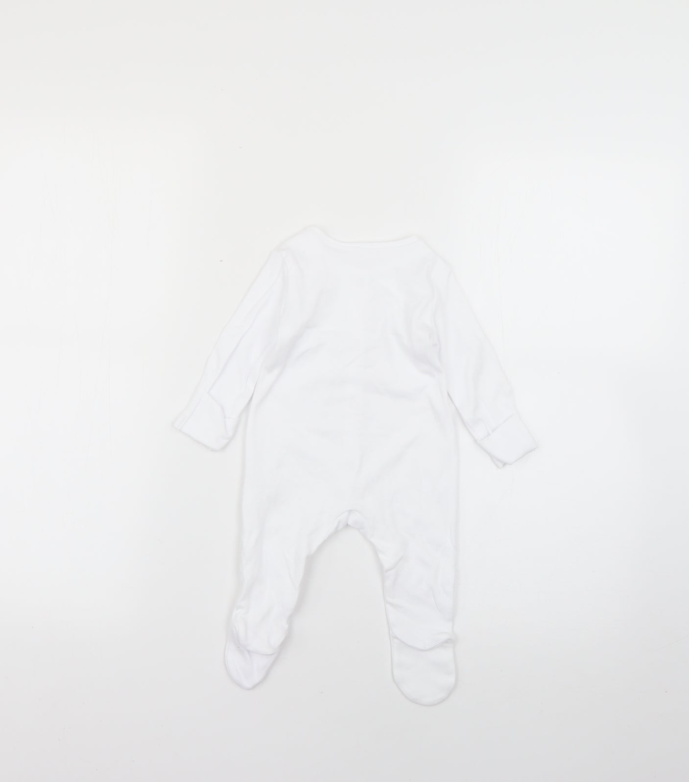 George Baby White   Babygrow One-Piece Size 0-3 Months