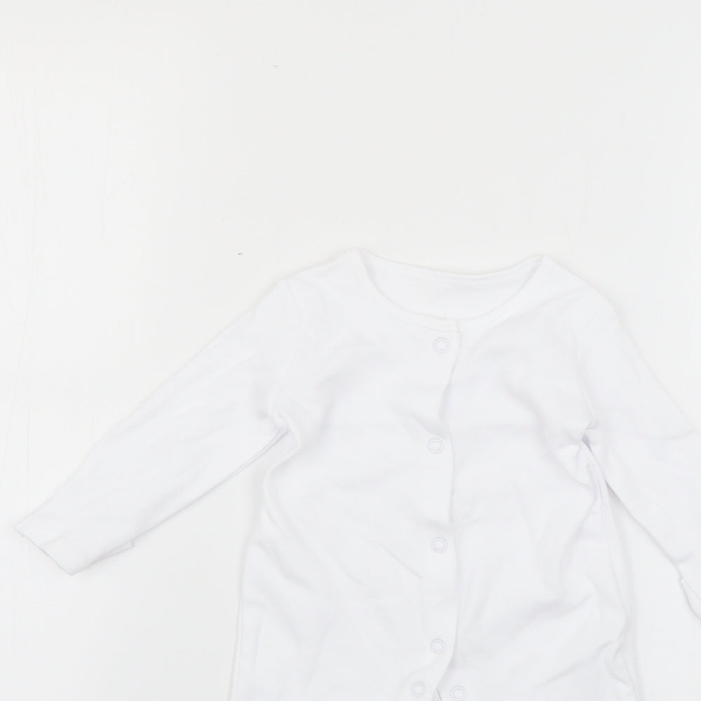 George Baby White   Babygrow One-Piece Size 0-3 Months