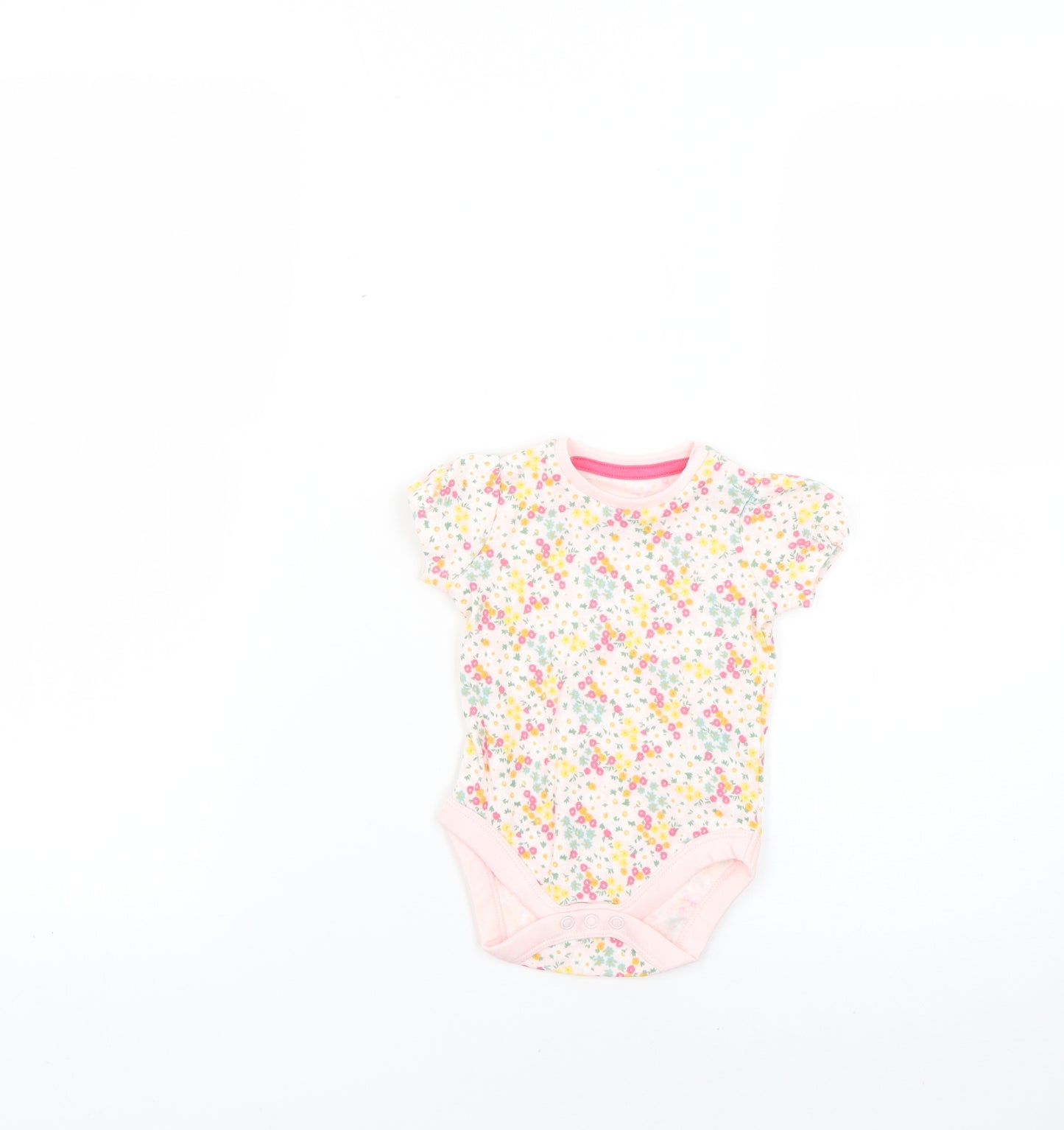 F&F Baby Multicoloured Flecked  Babygrow One-Piece Size 0-3 Months