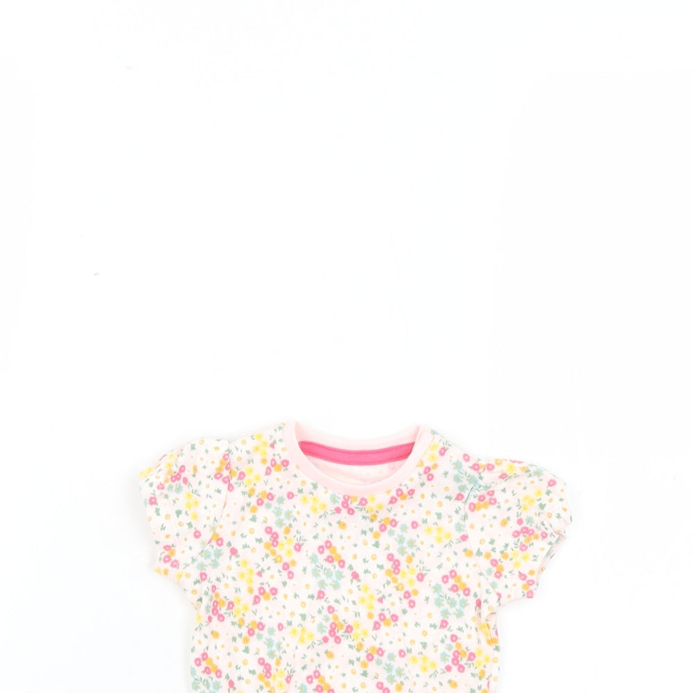 F&F Baby Multicoloured Flecked  Babygrow One-Piece Size 0-3 Months