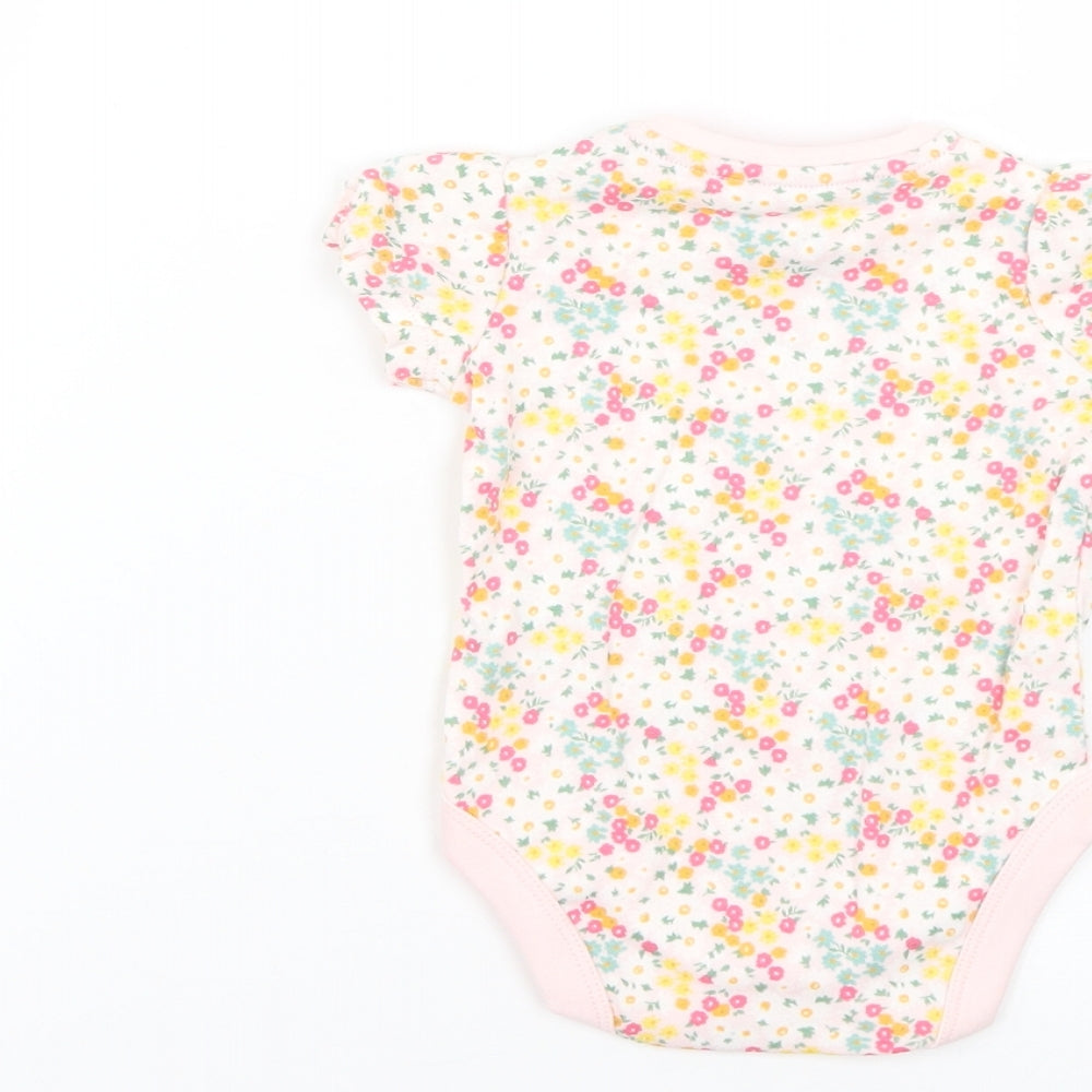 F&F Baby Multicoloured Flecked  Babygrow One-Piece Size 0-3 Months