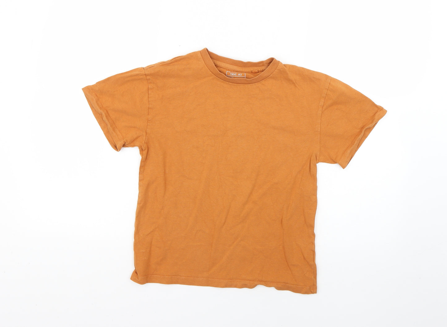 NEXT Boys Orange   Basic T-Shirt Size 9 Years