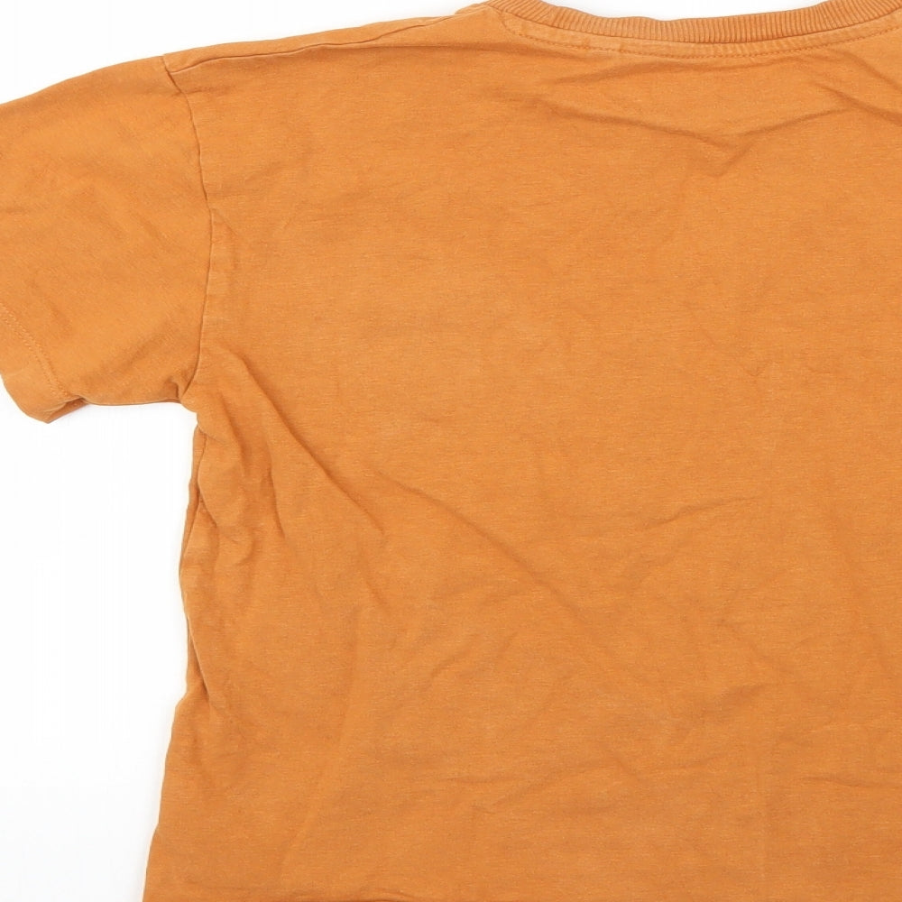 NEXT Boys Orange   Basic T-Shirt Size 9 Years