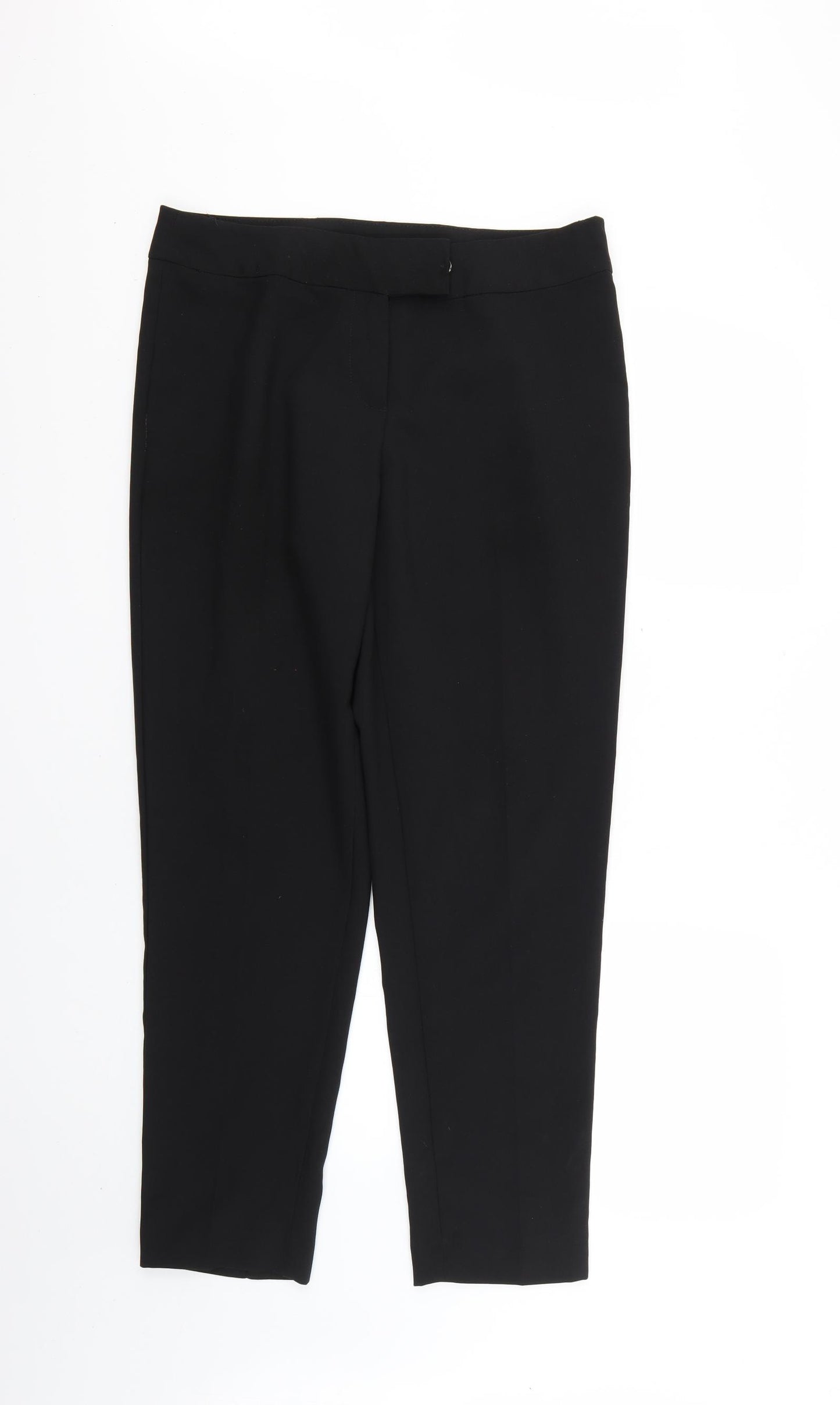 George Womens Black   Trousers  Size 12 L27 in