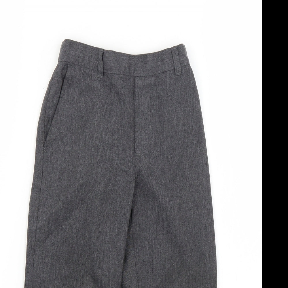 George Boys Grey   Cropped Trousers Size 3-4 Years - school wear