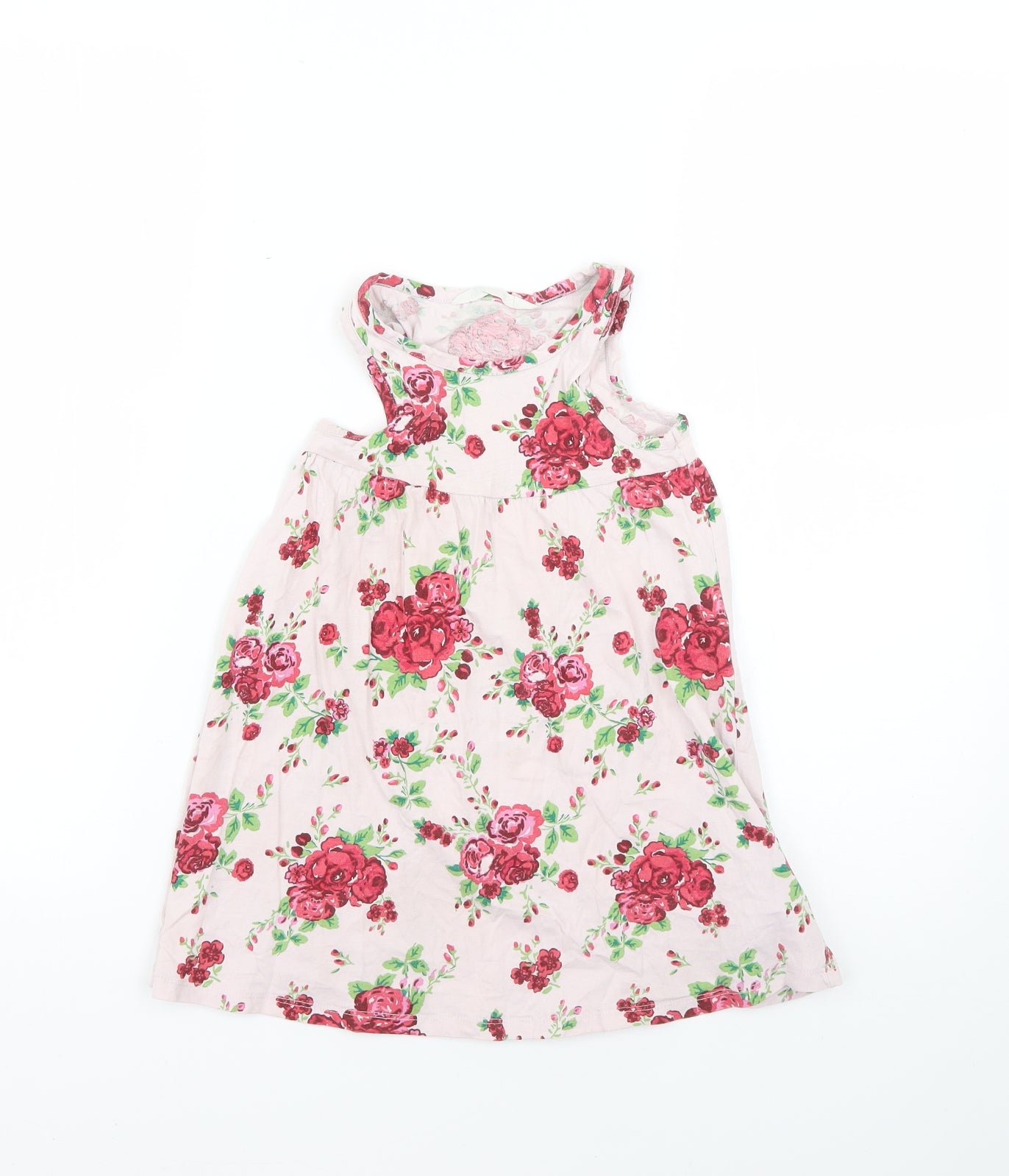 H&M Girls Multicoloured Floral  Fit & Flare  Size 3-4 Years