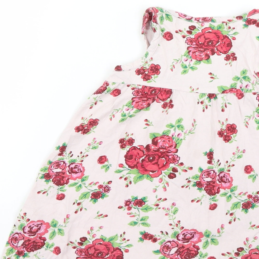 H&M Girls Multicoloured Floral  Fit & Flare  Size 3-4 Years