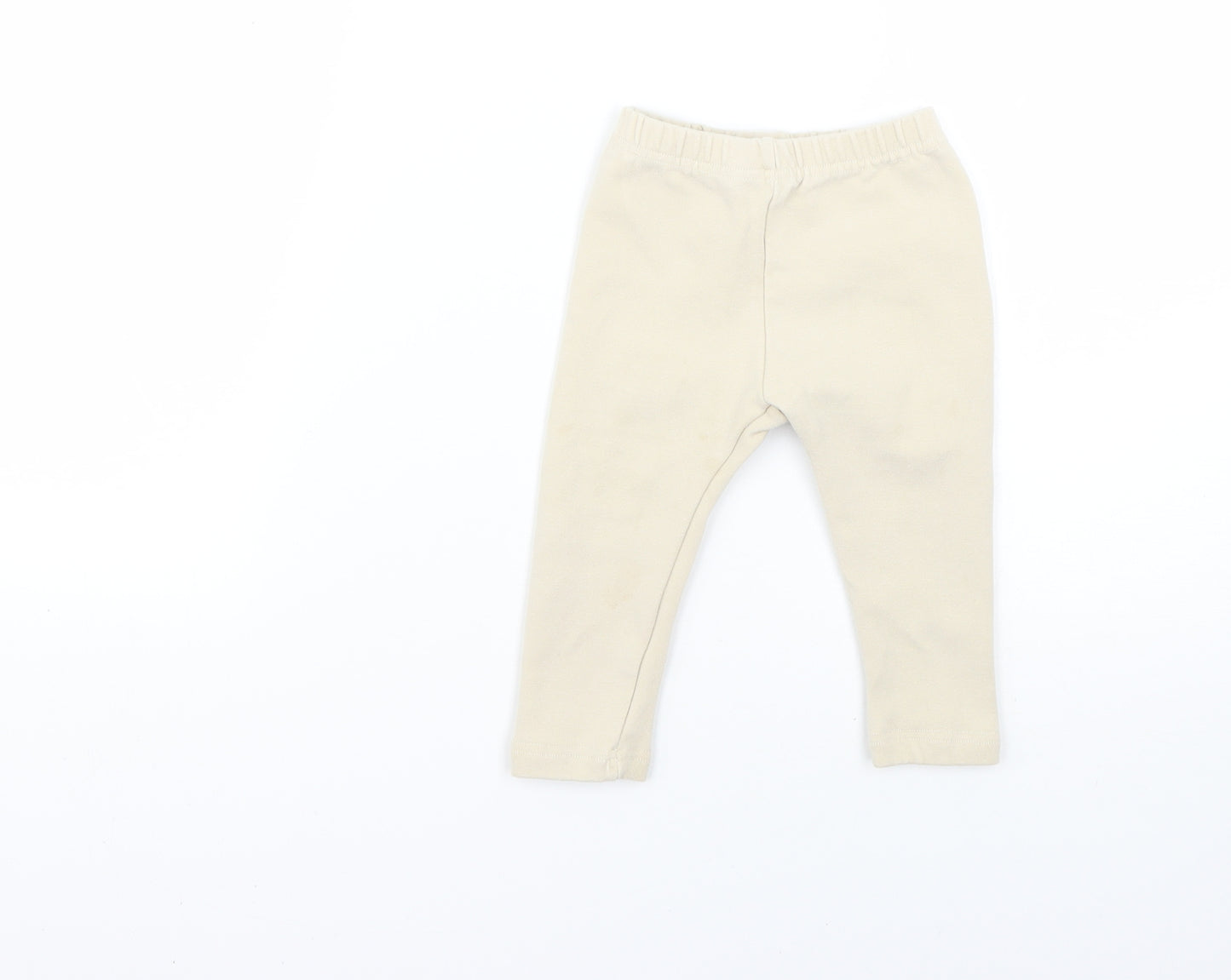 Preworn Baby Beige   Jogger Leggings Size 12 Months
