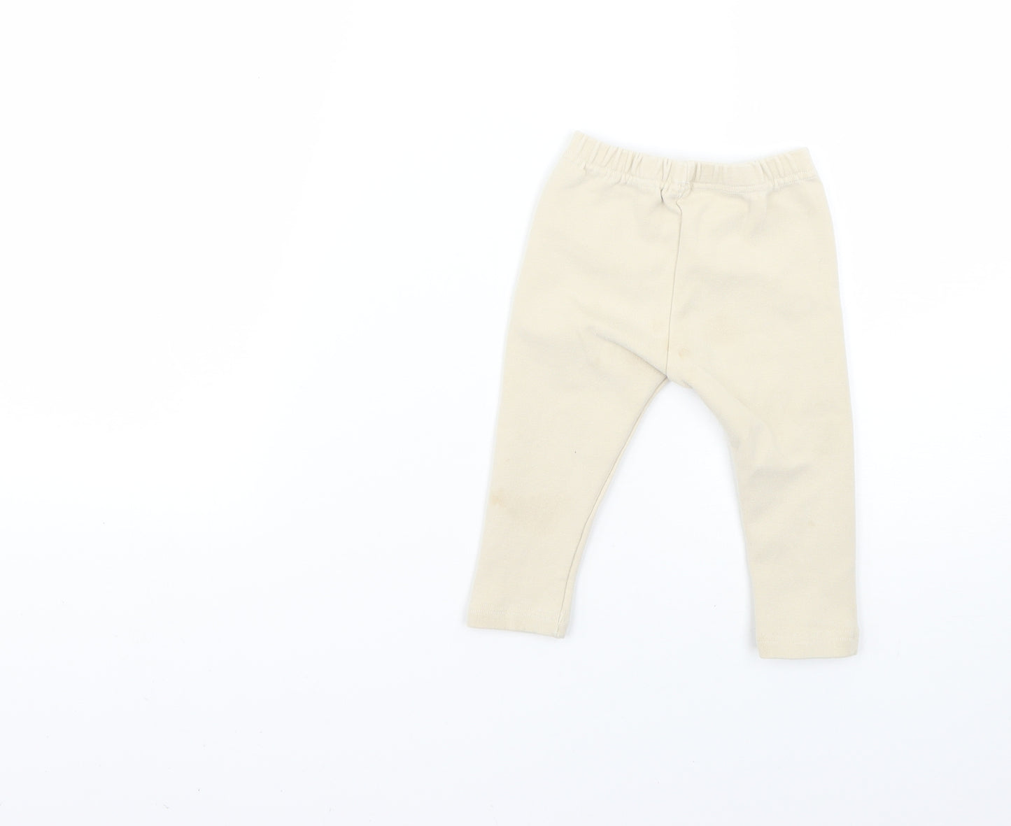 Preworn Baby Beige   Jogger Leggings Size 12 Months