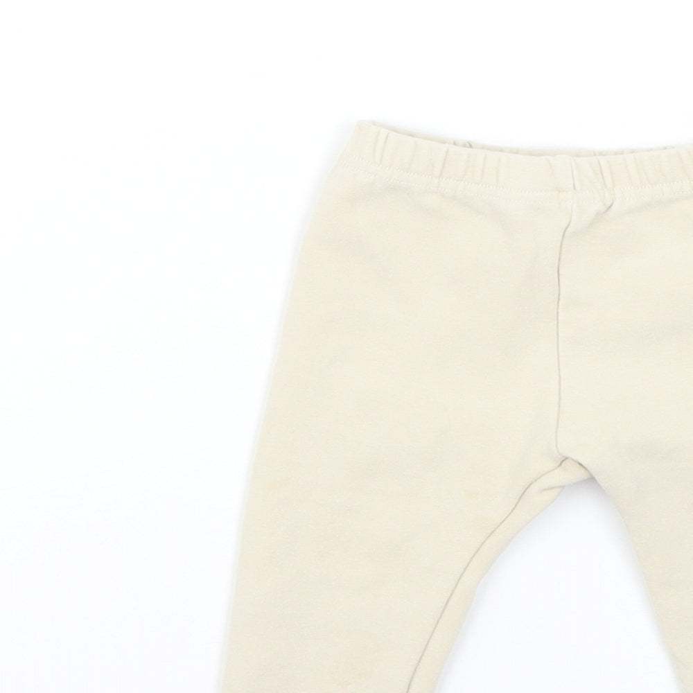 Preworn Baby Beige   Jogger Leggings Size 12 Months