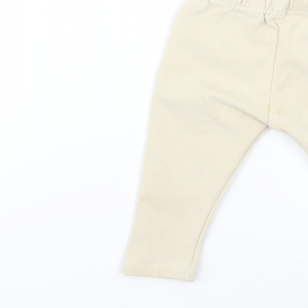 Preworn Baby Beige   Jogger Leggings Size 12 Months