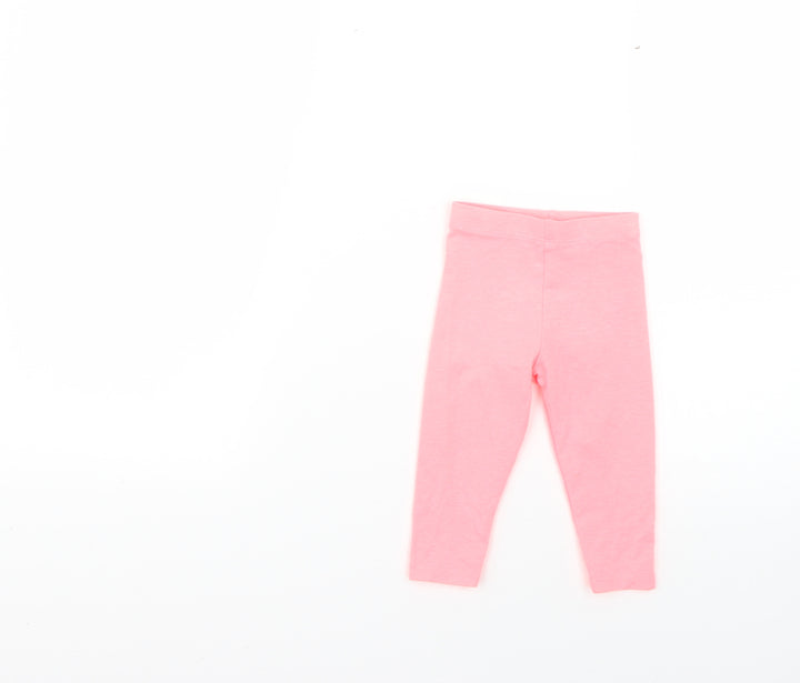 F&F Baby Pink   Cropped Leggings Size 6-9 Months