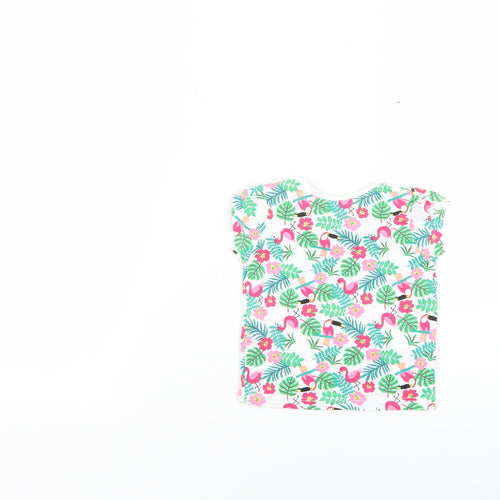 Primark Baby Multicoloured Floral  Basic T-Shirt Size 6-9 Months