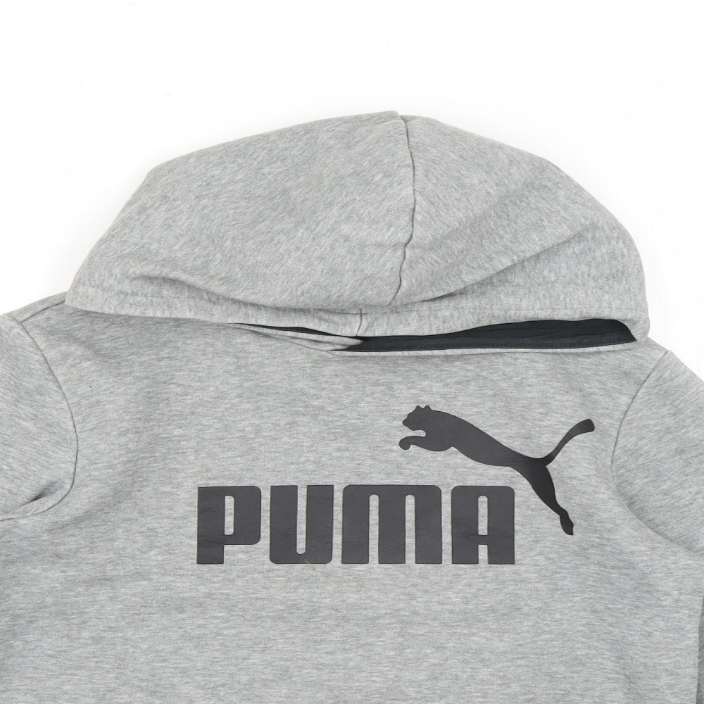 PUMA Boys Grey   Pullover Hoodie Size 11-12 Years
